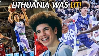 LaMelo Ball Career Lithuania Highlights 16YearOld PRO Dominates For Vytautas 🔥 [upl. by Atla]