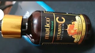 Matico 100 Natural Vitamin C Serum Information And Review In Hindi [upl. by Elda]