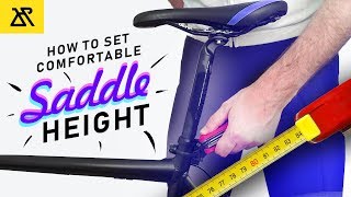 How to Set Saddle Height for Comfortable Endurance Cycling [upl. by Seaman]