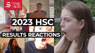 The HSC Class of 2023 reacts to their final scores [upl. by Nileve]