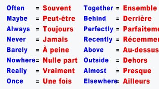 90 Adverbes très utiles en anglais [upl. by Fredia]