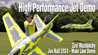 High Performance RC Jet Demo by Zavi Machinchy at Joe Nall 2024 spektrumsynapse joenall2024 [upl. by Iteerp]