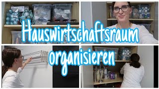 Hauswirtschaftsraum organisieren Aufbewahrung Dekoration Organisation Hacks Die Siwuchins [upl. by Ahseeyt]