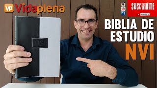 BIBLIA DE ESTUDIO NVI  Reseña Completa en Forma y Contenido [upl. by Hauhsoj]