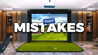 The Biggest Golf Simulator Mistakes I Made amp How to Avoid Them [upl. by Bonina]