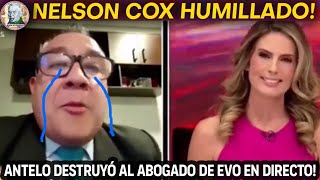 ANTELO HUMILLÓ AL ABOGADO DE EVO MORALES NELSON COX MASISTAS LLORAN  Alele en Bolivia [upl. by Marka363]