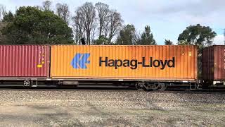 Goulburn NSW Australia freight train [upl. by Reinnej]