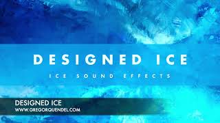 Ice Sound Effects  Cinematic Sound Design Sample Library  Designed Ice  Trailer [upl. by Naarah]