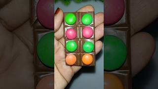 Dairy Milk Chocolatepink or Green or Orange Gems Candy Popsicle shortsyoutubeshorts [upl. by Alleris]