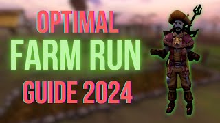 Optimal RuneScape 3 Farm Run Guide 2024  Free Money [upl. by Burrton]