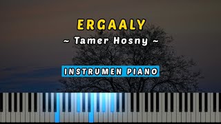 Ergaaly Tamer Hosny Instrumen Karaoke Piano [upl. by Pul]