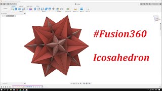 Fusion 360  Icosahedron 🤔  Autodesk [upl. by Mannes]