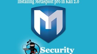 Installing Metasploit pro in Kali 20  تثبيت الميتاسبلوت على الكالى لينكس [upl. by Trinl]