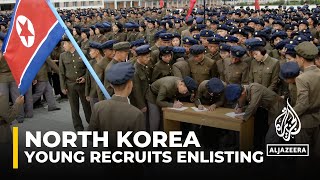 North Korea says 14 million young people have applied to join its army [upl. by Galina]