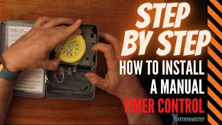 How to install a Mechanical Intermatic Timer Controller Step by Step [upl. by Ambie]