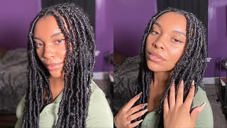 How To Interlock Locs the RIGHT way Loc Maintenance with Amazing Locking Tool [upl. by Ahsinak]