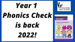 Phonics Check 2022 What you need to know [upl. by Gwenette]