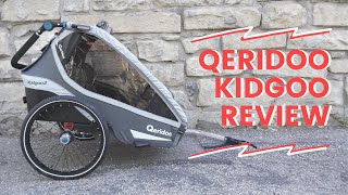 Qeridoo Kidgoo Review A High Quality Bike Trailer amp Stroller In One [upl. by Joyann]