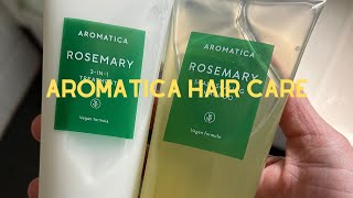 Aromatica hair care  Aromatica rosemary root enhancer amp Aromatica rosemary shampoo review 2024 [upl. by Handbook]