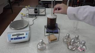 Enthalpy of combustion of ethanol C0096 [upl. by Sualohcin]