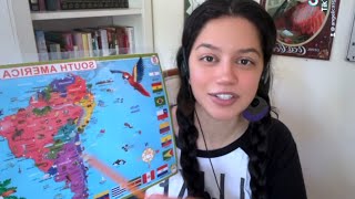 asmr • soft geography teacher  map of South America  part I countries [upl. by Marcell997]