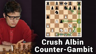 ALBIN COUNTER GAMBIT  The COMPLETE COURSE Part 410 5 Nbd2 MODERN LINE More WILD Attacks [upl. by Critta241]