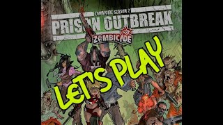 ZOMBICIDE Prison Outbreak Mission 9 Solo Play [upl. by Nare726]