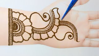 Diwali Special Mehndi Design  Dulhan Arabic Mehandi DesignHenna Design  Easy Mehendi Design [upl. by Nolyaj]