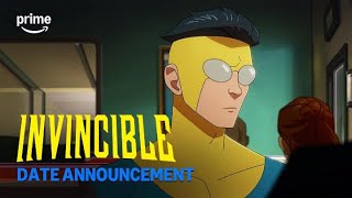 Invincible S3 Date Reveal  Prime Video [upl. by Nosnibor]