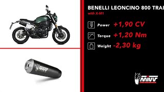 BENELLI LEONCINO 800 TRAIL  MIVV XM1 [upl. by Willing]