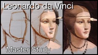 Portrait Painting Tutorial  Leonardo da Vinci Paint Along [upl. by Abe]