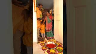 Greha Pravesh happyhome grehapravesh ytshortsindia ytshortsvideo shortsvideo home [upl. by Naujal]