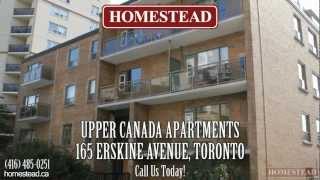 Toronto Apartments for Rent  165 Erskine Avenue [upl. by Faruq653]