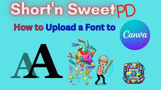 Canva  How to Upload a Font [upl. by Andeee165]