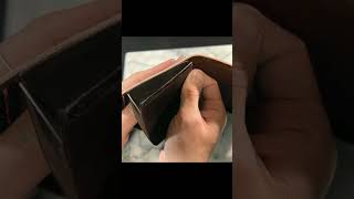 Handcrafting leather dye purse leathercraft [upl. by Mateya694]