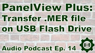 Transfer AB HMI projects using USB Memory Sticks 14 [upl. by Wiebmer]