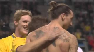 Sweden Vs England 4 2 Zlatan Ibrahimovic Unbelievable Bicycle Goal with Stan Collymore commentary [upl. by Ttimme]