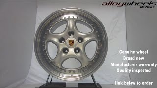 18quot Porsche Speedline 3 Piece Wheels 99336213681  99336214081 [upl. by Yeznil]