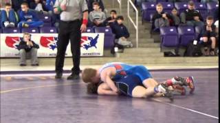 120 LBS  1st Place  Taylor LaMont UT vs Daton Fix OK [upl. by Stroud]