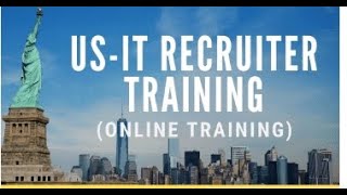 US IT Recruiter Training online class part1 [upl. by Erlene655]