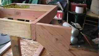 Attaching Stringer to Floor Joist Cantilever  Stair Building Tips and Tricks [upl. by Berardo]