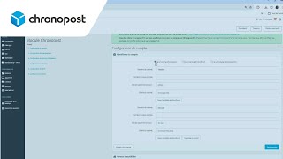 Chronopost Pro et PrestaShop  Connexion à la boutique [upl. by Nisotawulo]