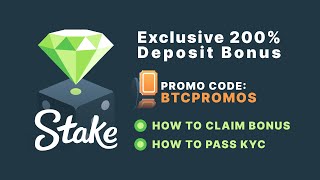 💎 Stake Promo Code Activation Guide 💎  Exclusive 200 Deposit Bonus [upl. by Dorlisa486]