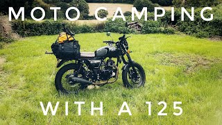 Bullit Bluroc 125  Moto Camping with a 125 [upl. by Marigold]