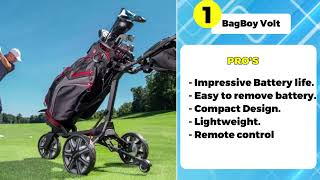 Top 5 Best Electric Push Golf Carts  InDepth Review [upl. by Anatlus]