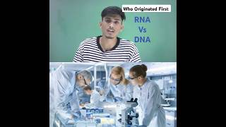 Who originated first RNA or DNA biology science shorts neet2025 [upl. by Yellat]