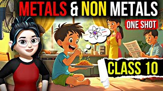 Metals and Non Metals Class 10 One Shot  Animation Class 10 Science Chapter 3 [upl. by Vivyan]