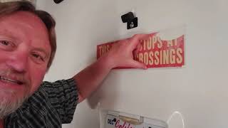 Shuttle bus rv conversion Part 53 The sticky details of decal removal [upl. by Diane-Marie]