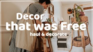 Finding FRUGAL amp FREE Home Decor and Decorating With It [upl. by Anaid]