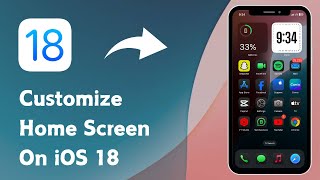 How to Customize Home Screen Home Screen on iPhone iOS 18  Change App Icons in iOS 18 2024 [upl. by Ueihtam]